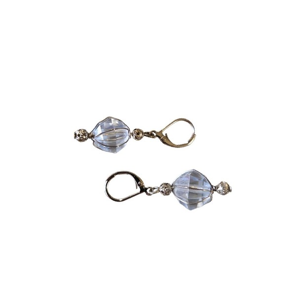Tear/Pare Shape Ball Drop Earrings - Picture 2 of 4